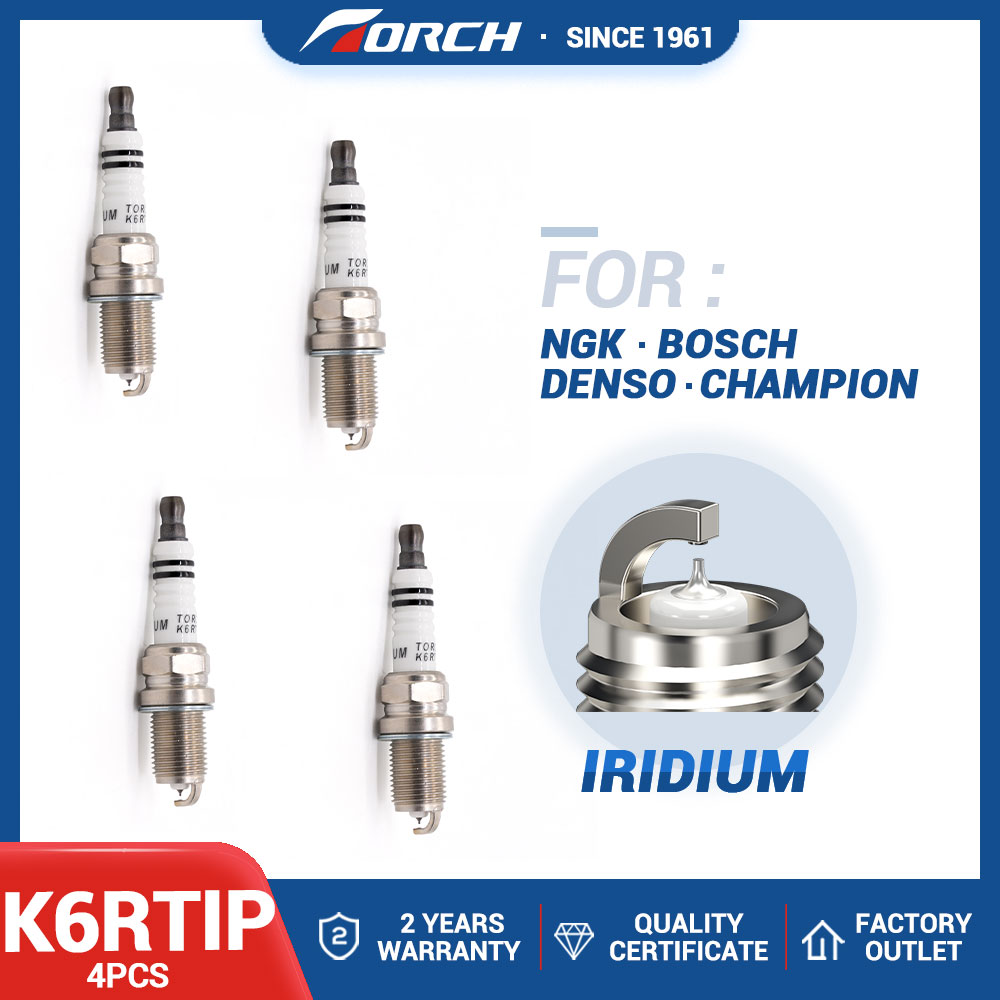 Candle Lighter - 4PCS Иридиевая свеча TORCH K6RTIP Замена