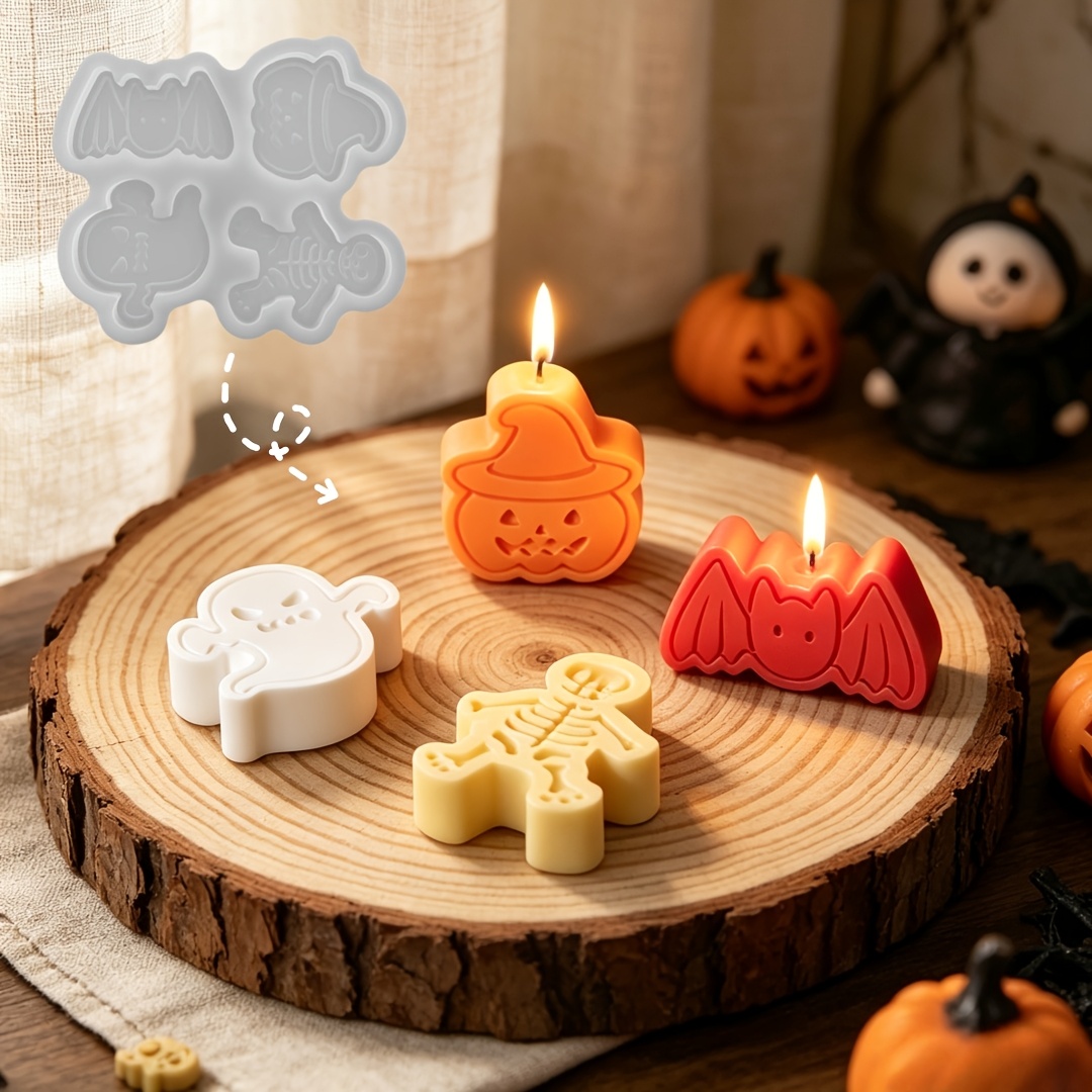 Candle Molds - Набор силиконовых форм с 4 полостями
