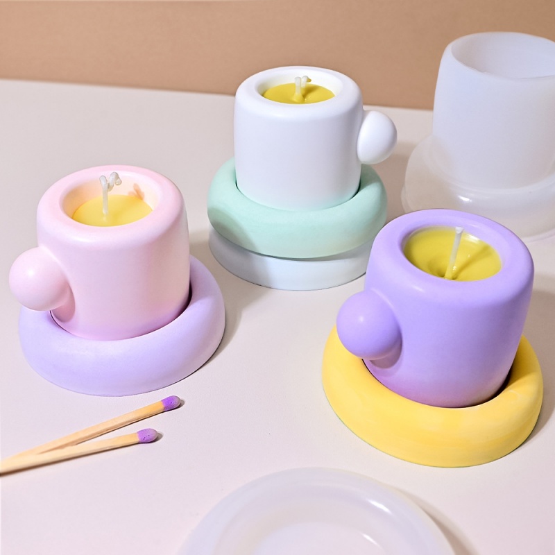 3D кружка с подставкой, силико – обзор и цена Candle Containers
