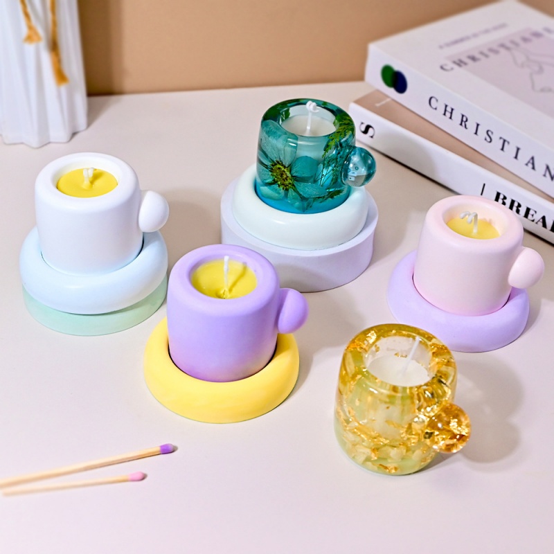 3D кружка с подставкой, силико – обзор и цена Candle Containers