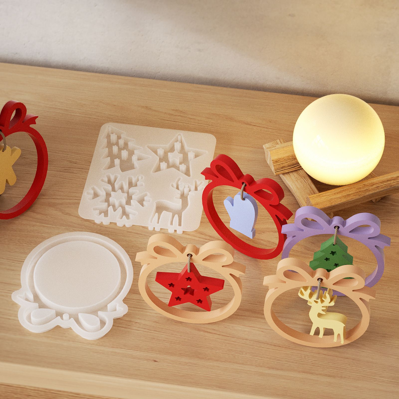 1/3 формы из силиконовой смолы – обзор и цена Candle Molds